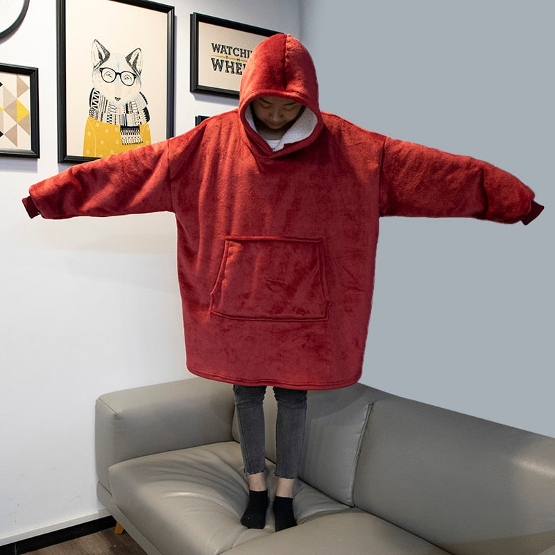 Winter Warm Blanket Hoodie