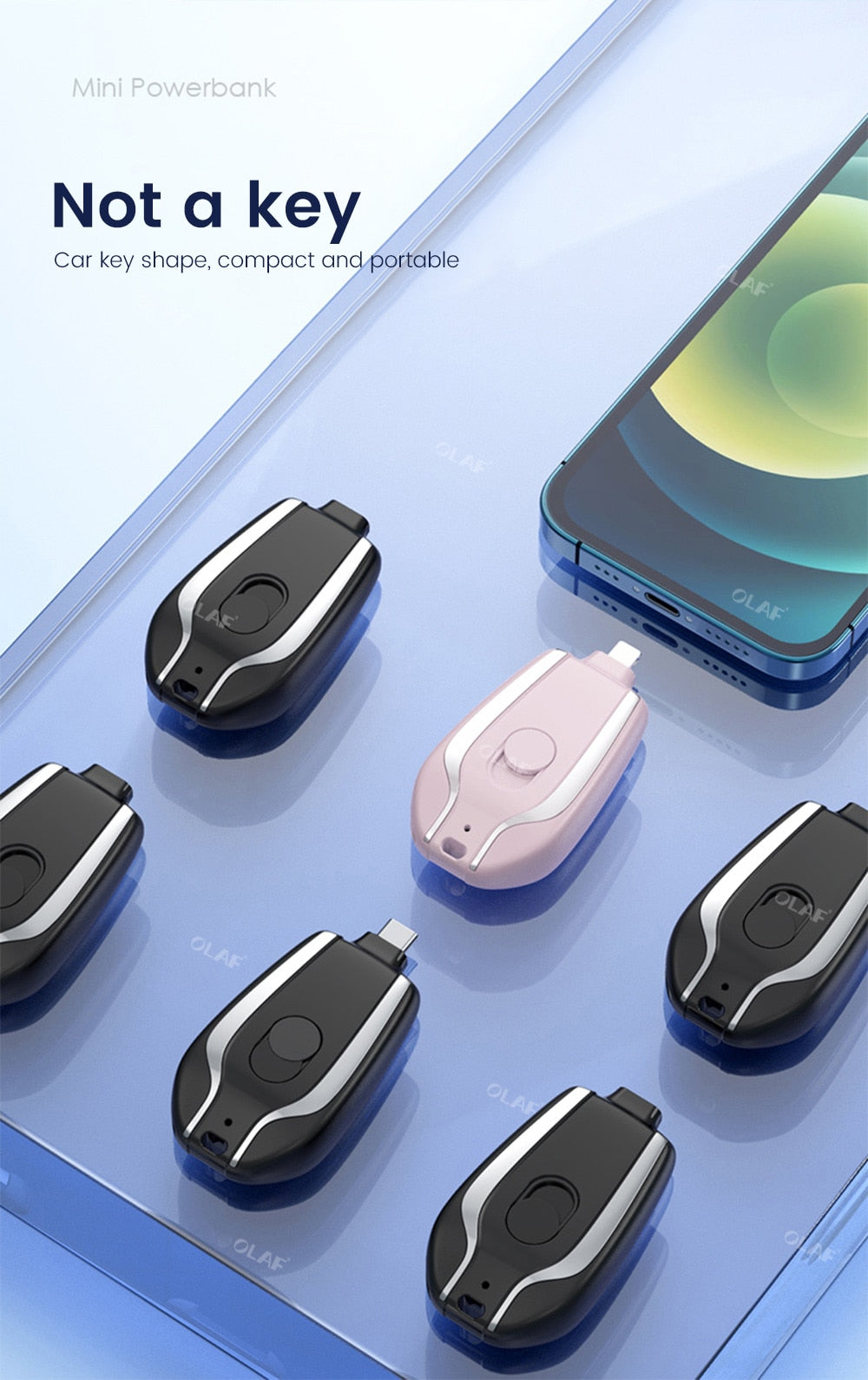 Mini Keychain Power Bank