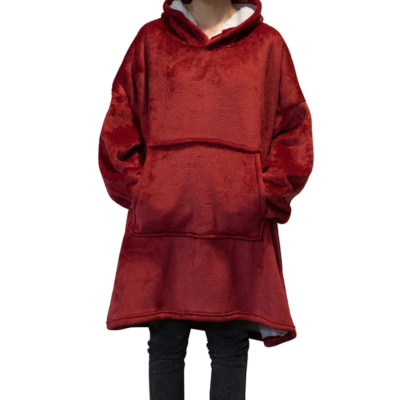 Winter Warm Blanket Hoodie