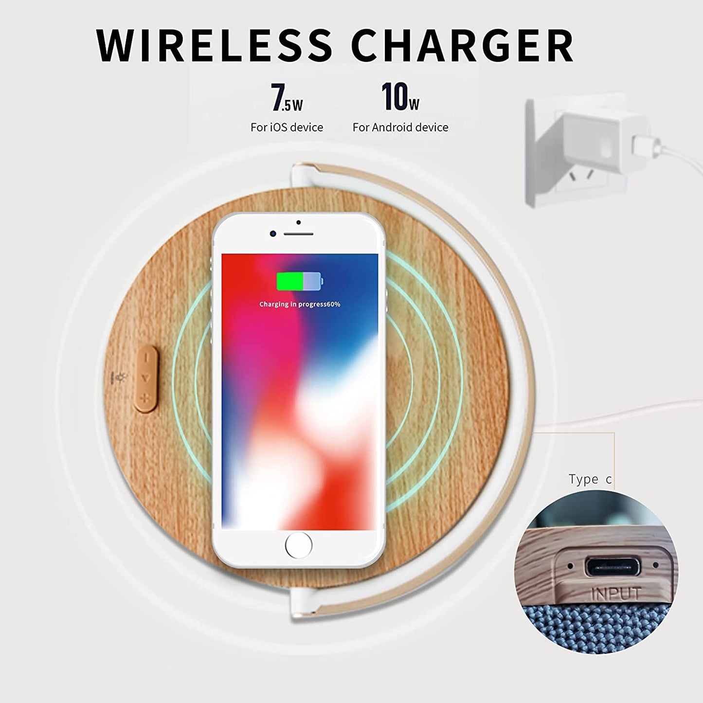 Wireless Charging Lamp