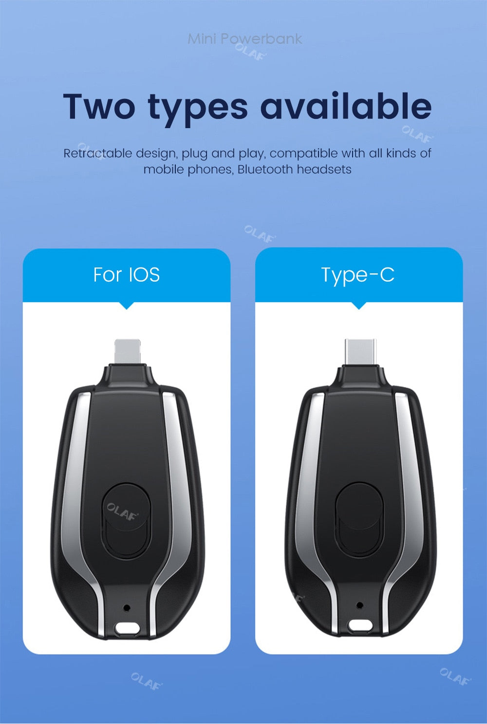 Mini Keychain Power Bank