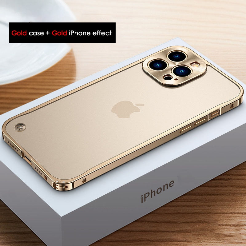 Metal Magnetic Phone Case For iPhone