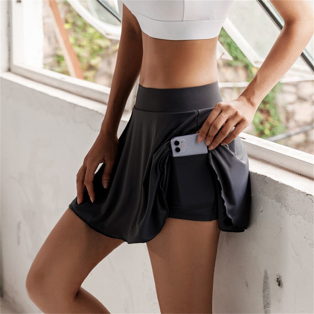 Women Sport Pleated Skirt