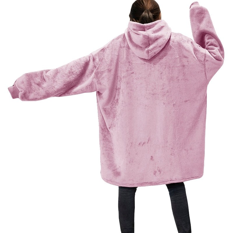 Winter Warm Blanket Hoodie