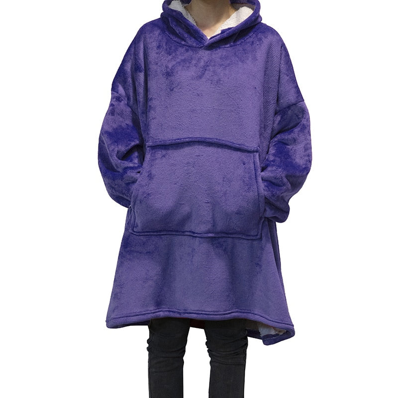 Winter Warm Blanket Hoodie