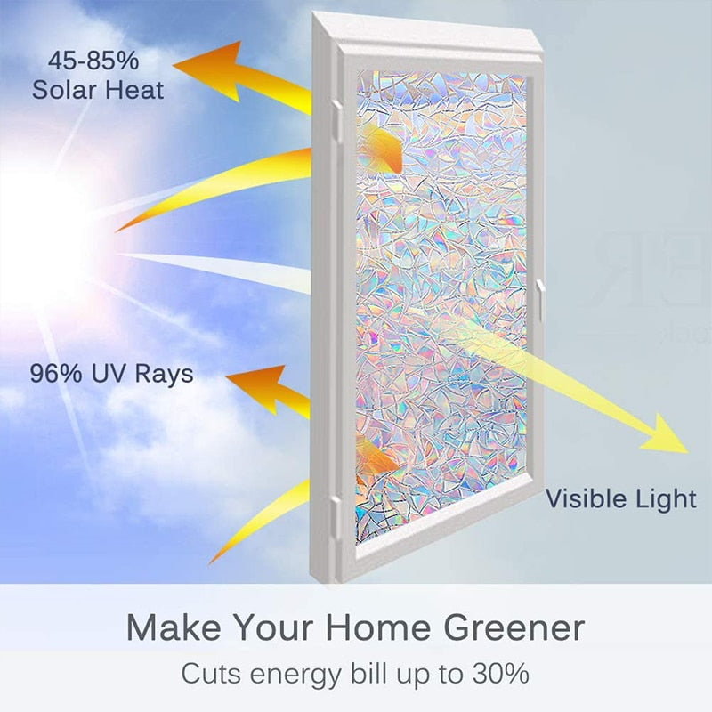 Rainbow Window Film (24” x 78”)
