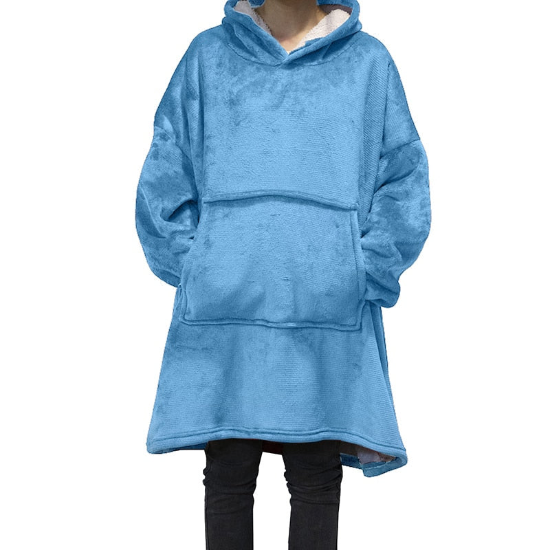 Winter Warm Blanket Hoodie