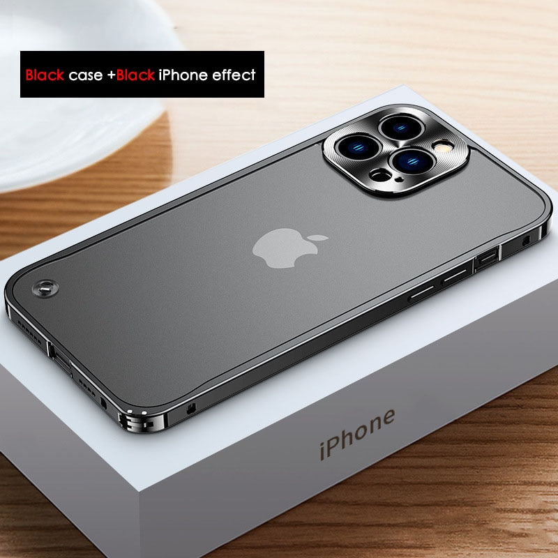 Metal Magnetic Phone Case For iPhone