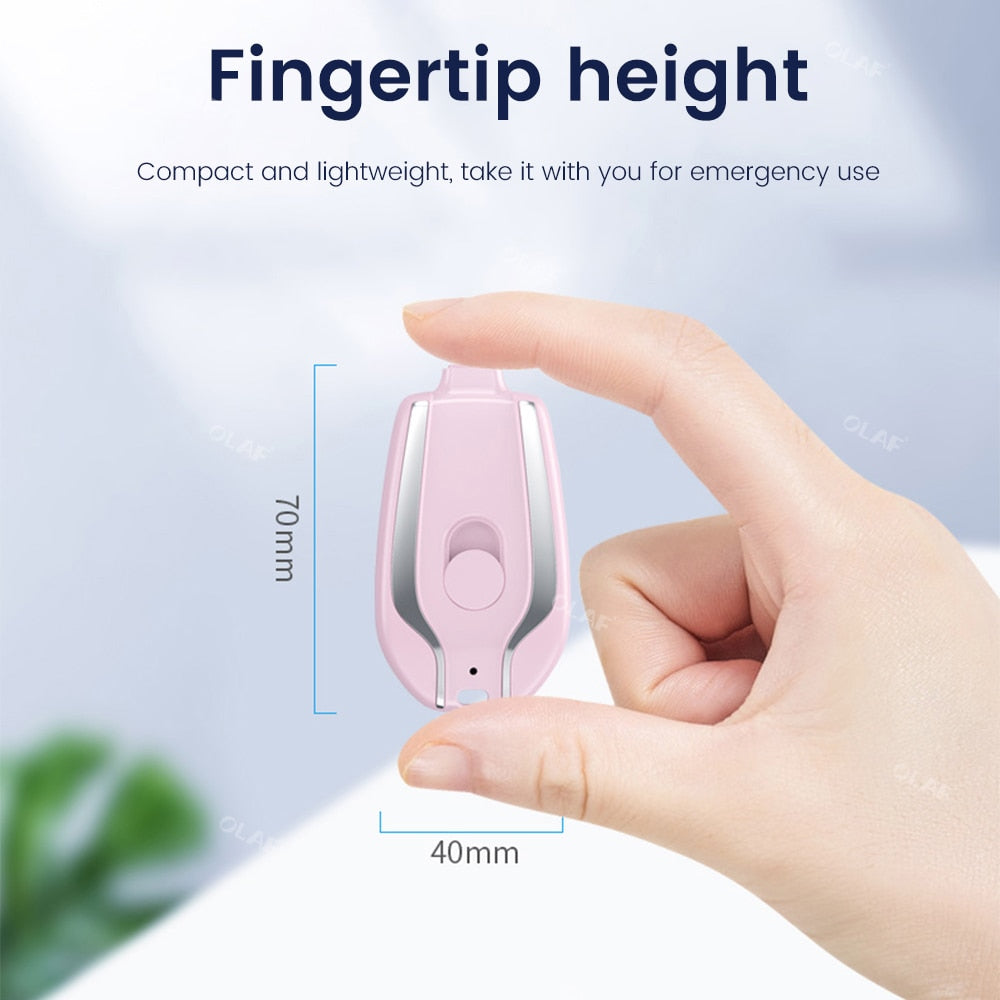 Mini Keychain Power Bank