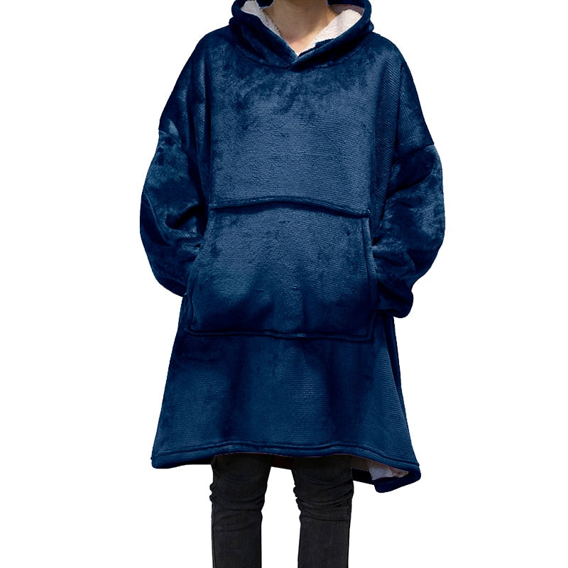Winter Warm Blanket Hoodie