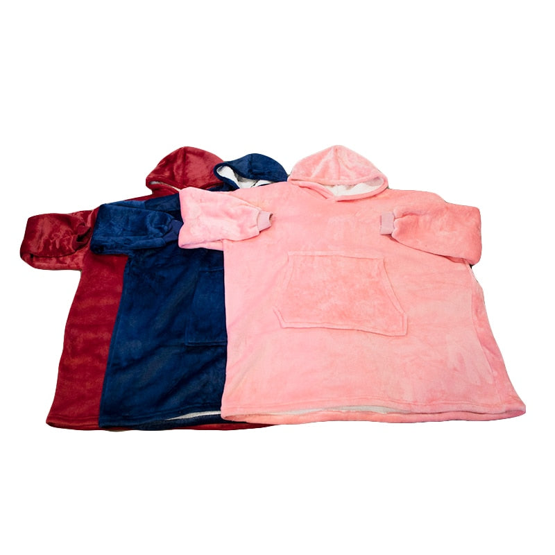 Winter Warm Blanket Hoodie