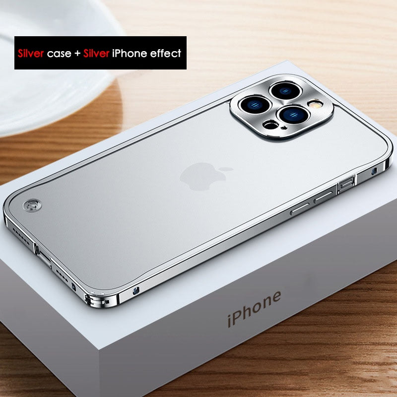 Metal Magnetic Phone Case For iPhone