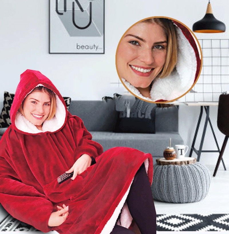 Winter Warm Blanket Hoodie