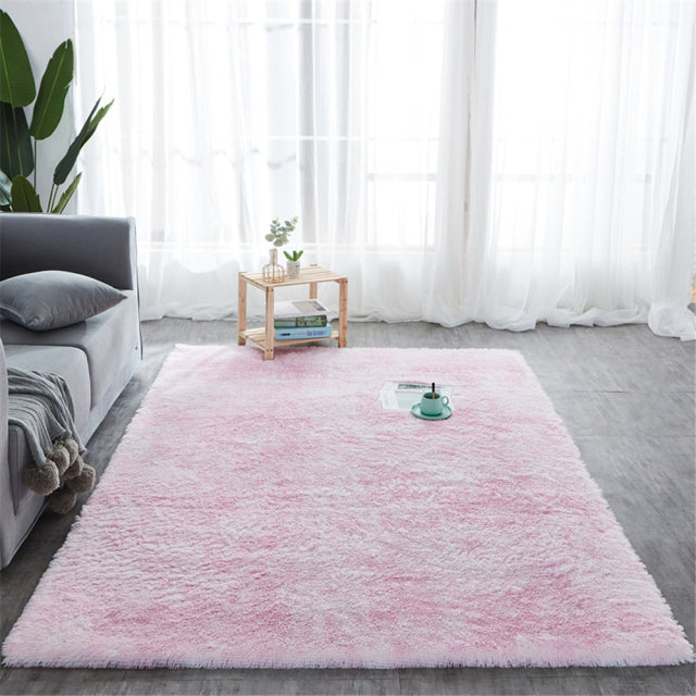 Soft Shaggy Plush Carpets Living Room Mat