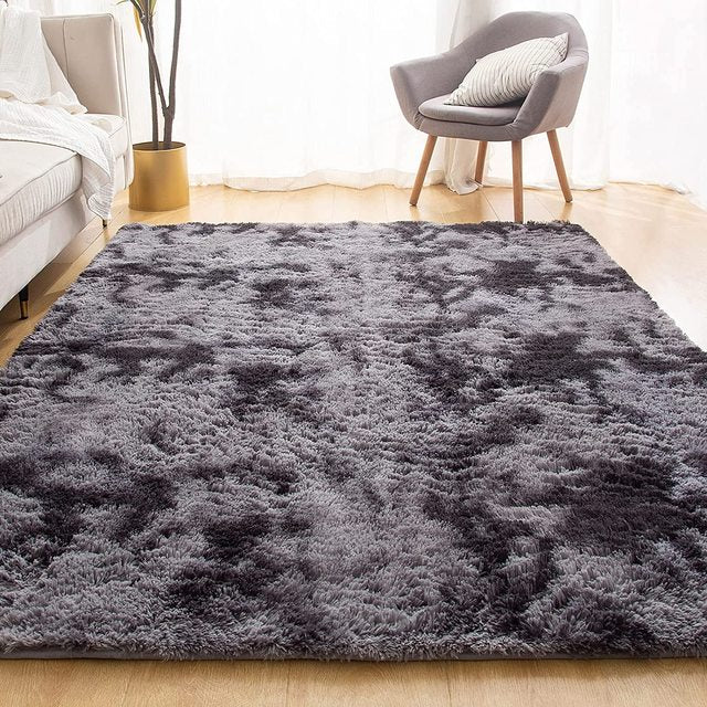 Soft Shaggy Plush Carpets Living Room Mat