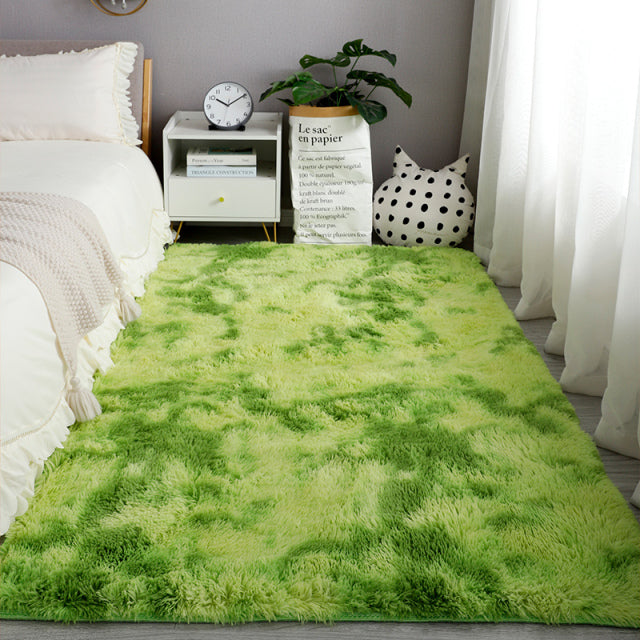 Soft Shaggy Plush Carpets Living Room Mat