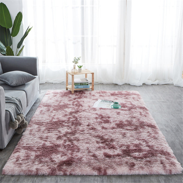Soft Shaggy Plush Carpets Living Room Mat