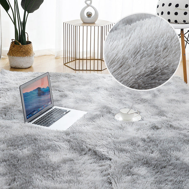 Plush Carpet Living Room Fluffy Rug