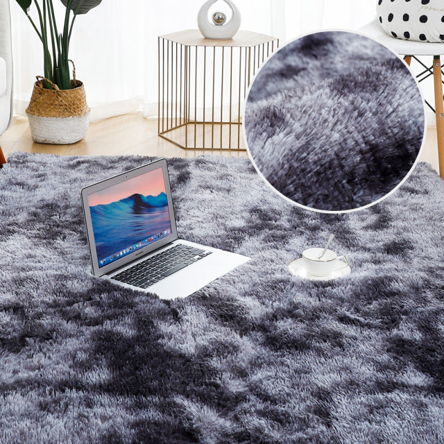 Plush Carpet Living Room Fluffy Rug