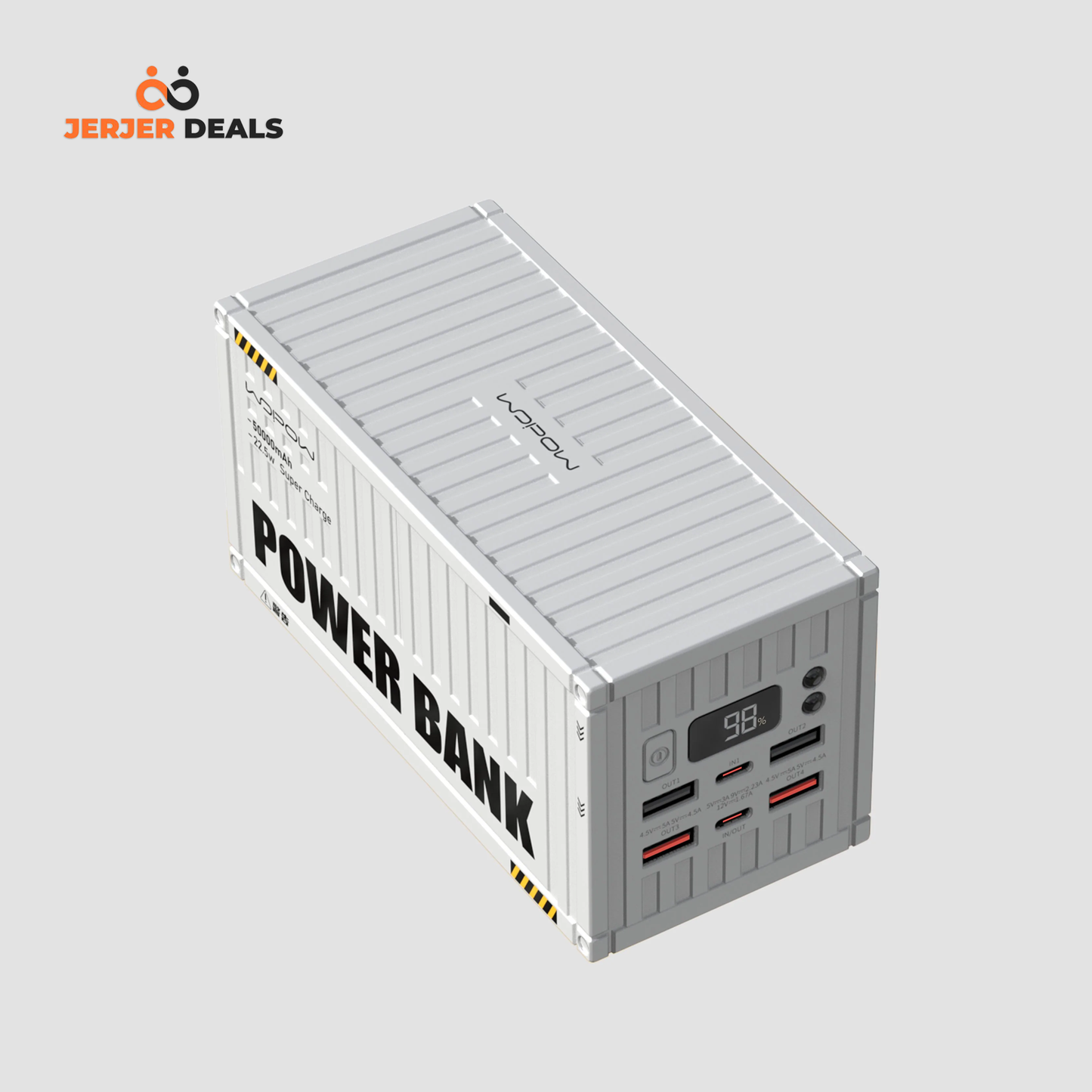 JerJer® Container PowerBank [50000mAh]