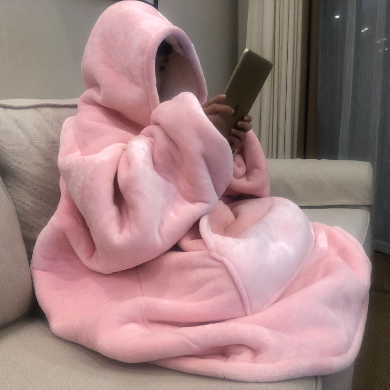 Winter Warm Blanket Hoodie
