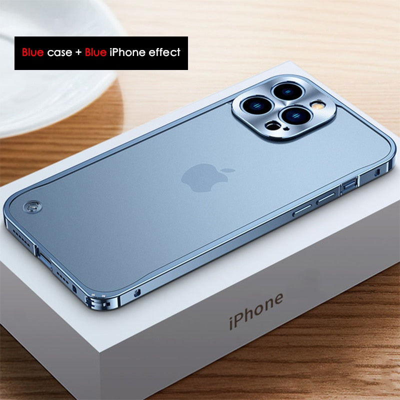 Metal Magnetic Phone Case For iPhone