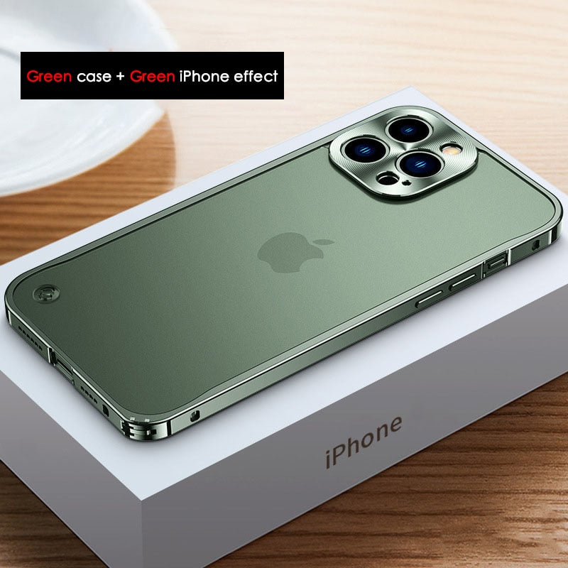 Metal Magnetic Phone Case For iPhone