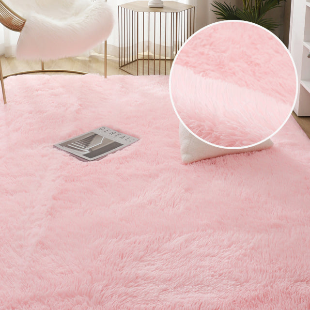 Soft Shaggy Plush Carpets Living Room Mat