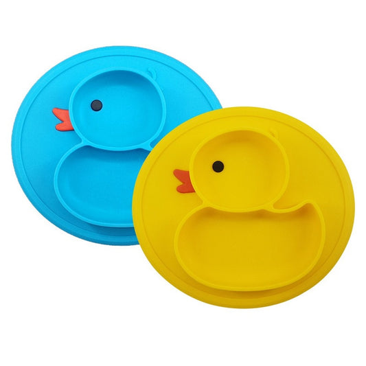 Silicone Baby Plate Duck